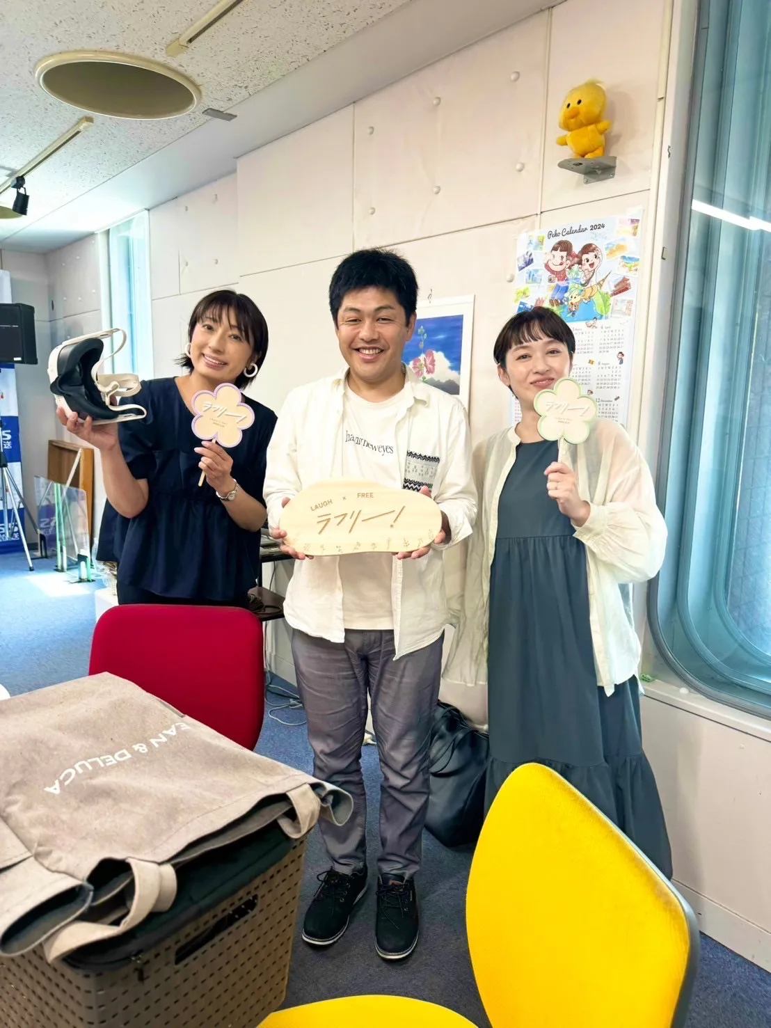 ラジオ番組の収録に参加したIEKAKEのスタッフ